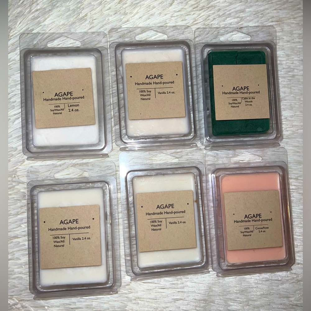 Wax Melt Set of 6 Hand Poured Bundle